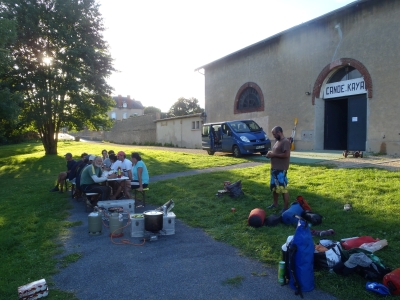 Abendessen Sedan vor dem Ruderclub Blog 2017