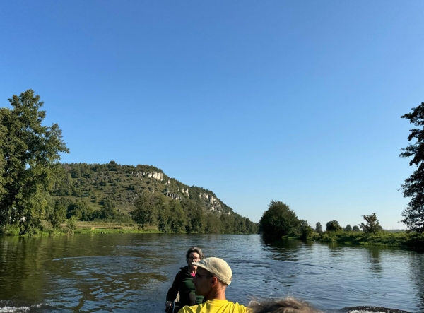 Ruderboot auf der Naab 2024