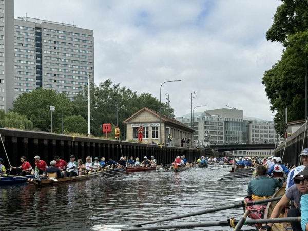 Ruderboote Mhlendammschleuse 2024